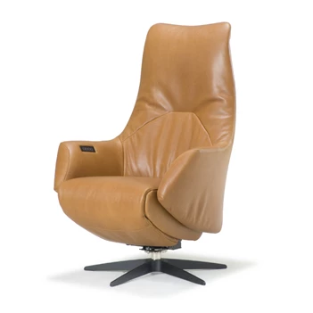 Elektrische Relax Twice Pro TW165N leder cognac De Toekomst