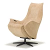 Gekanteld Elektrische Relax Twice Pro TW164N stof beige De Toekomst