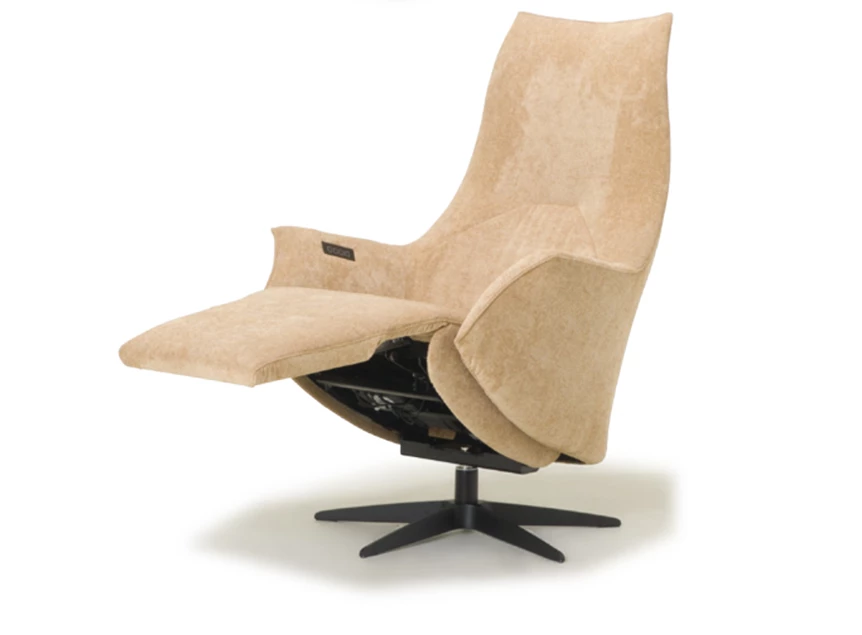 Verstelbaar voeteneinde Elektrische Relax Twice Pro TW164N stof beige De Toekomst