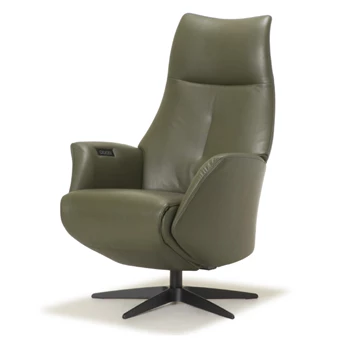 Elektrische Relax Twice Pro TW157N leder khaki groen De Toekomst