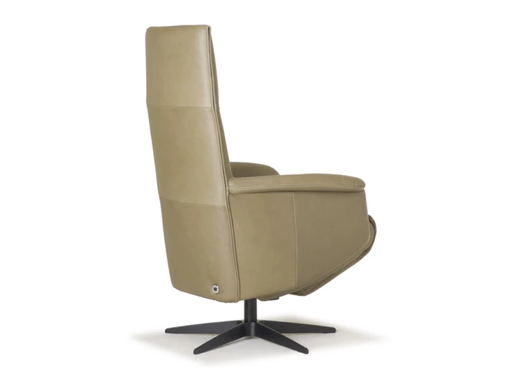 Achterkant Elektrische Relax Twice Pro TW146N leder khaki De Toekomst