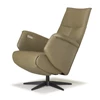 Verstelbare rugleuning Elektrische Relax Twice Pro TW146N leder khaki De Toekomst