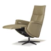 Verstelbaar voeteneinde Elektrische Relax Twice Pro TW146N leder khaki De Toekomst