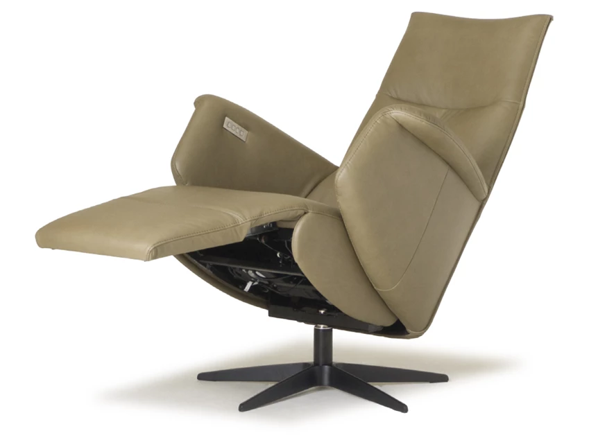 Verstelbare Elektrische Relax Twice Pro TW146N leder khaki De Toekomst
