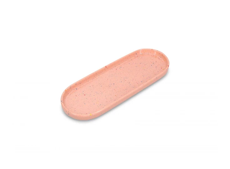 Fika roze- serveerschaal- 28,5x10cm