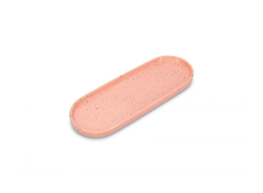 Fika roze- serveerschaal- 28,5x10cm