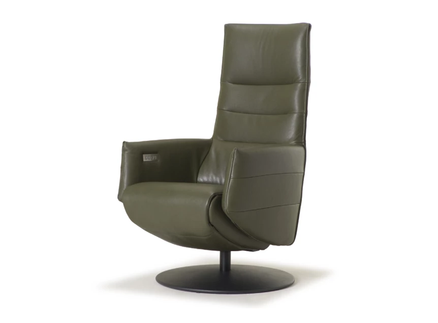 Elektrische Relax Twice Pro TW130N leder khaki groen De Toekomst