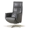 Elektrische Relax Twice Pro TW084N leder antraciet grijs De Toekomst