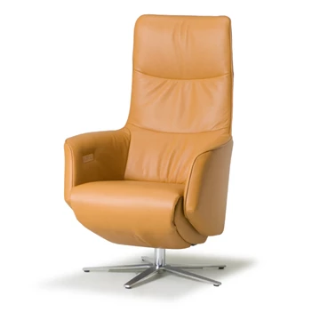 Elektrische Relax Twice Pro TW083N leder caramel De Toekomst