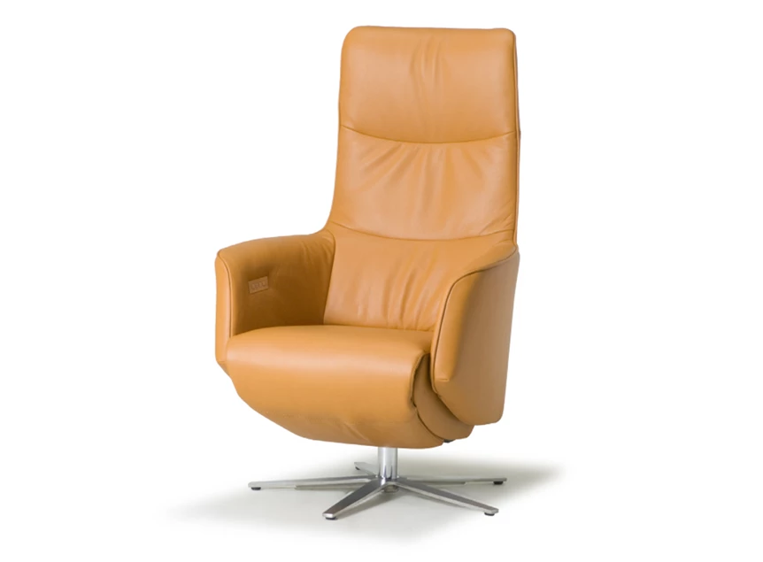 Elektrische Relax Twice Pro TW083N leder caramel De Toekomst