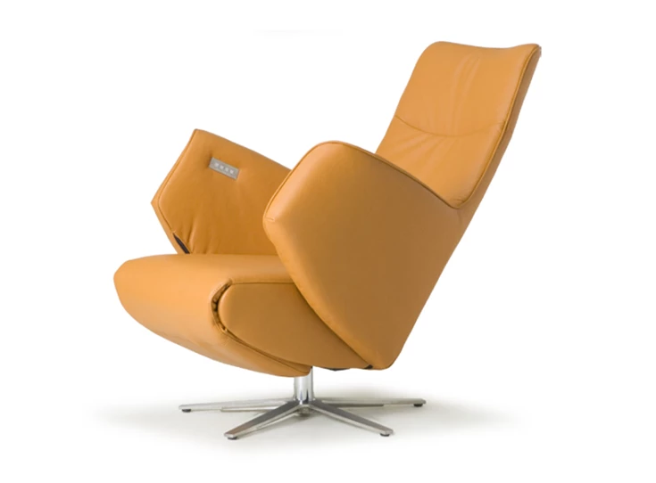 Verstelbare rugleuning Elektrische Relax Twice Pro TW083N leder caramel De Toekomst