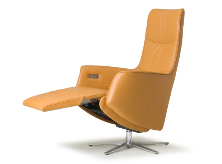 Verstelbaar voeteneinde Elektrische Relax Twice Pro TW083N leder caramel De Toekomst