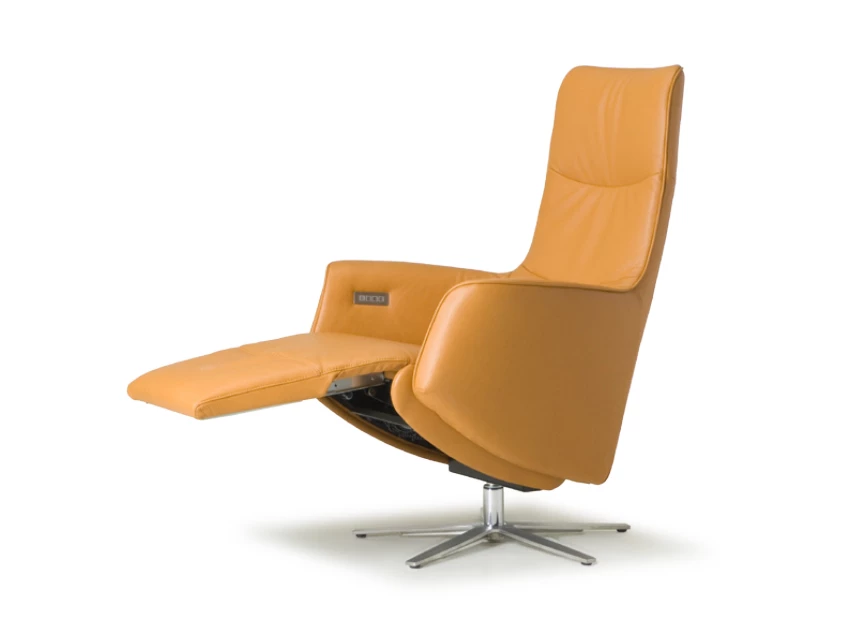 Verstelbaar voeteneinde Elektrische Relax Twice Pro TW083N leder caramel De Toekomst