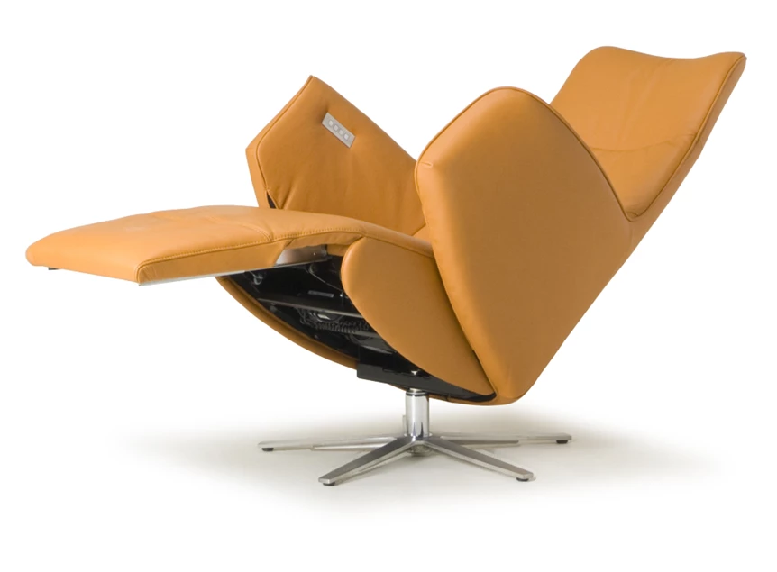Verstelbare Elektrische Relax Twice Pro TW083N leder caramel De Toekomst