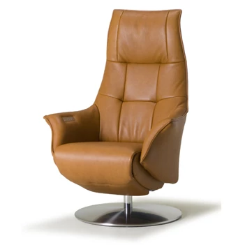 Elektrische Relax Twice Pro TW079N leder cognac De Toekomst
