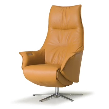 Elektrische Relax Twice Pro TW089N leder caramel De Toekomst