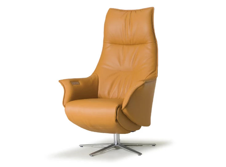Elektrische Relax Twice Pro TW089N leder caramel De Toekomst
