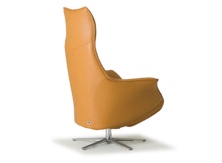 Achterkant Elektrische Relax Twice Pro TW089N leder caramel De Toekomst