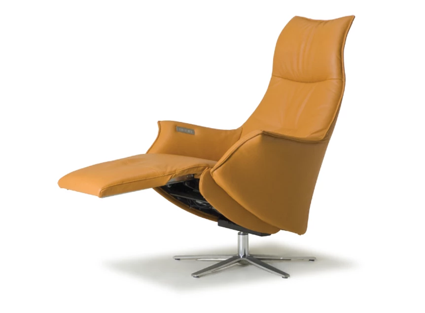 Verstelbaar voeteneinde Elektrische Relax Twice Pro TW089N leder caramel De Toekomst