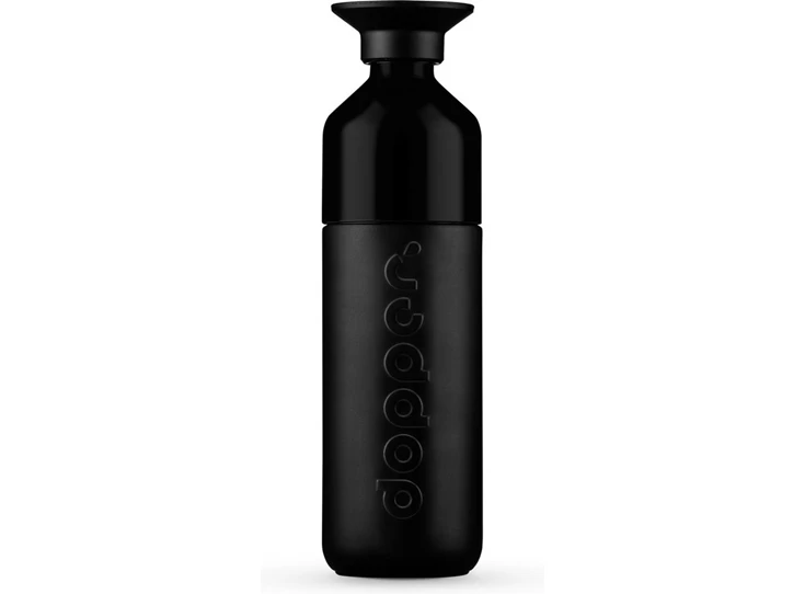 Dopper insulated drinkfles- blazing black- 350ml