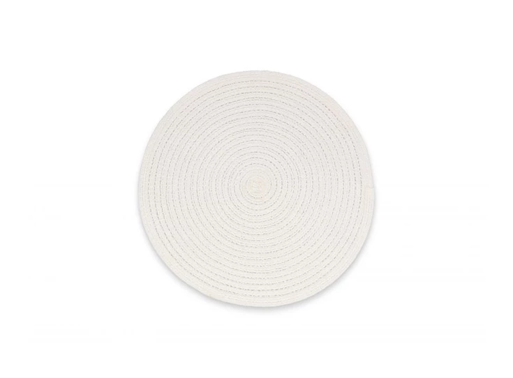 Nala placemat- rond- wit- Ø36cm