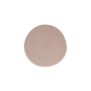 Nala placemat- rond- taupe- Ø36cm