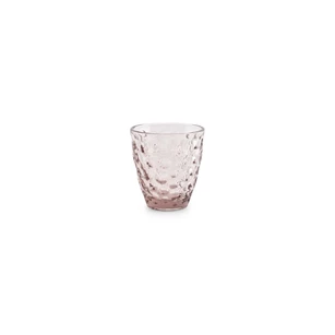 Bubble glas- roze- 22cl- set4