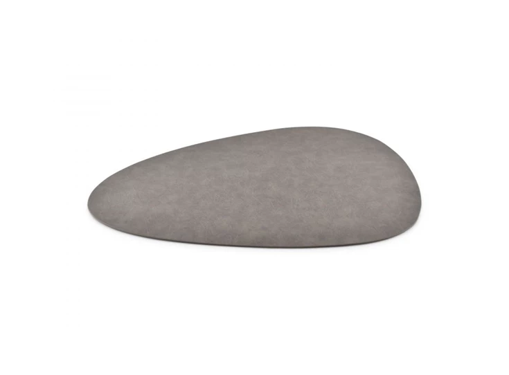 Layer placemat- lederlook- grijs- 45x37cm 1