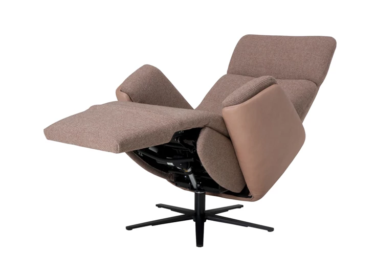 Verstelbare voetensteun Elektrische Relax Twice Pro TW269N combinatie leder stof De Toekomst