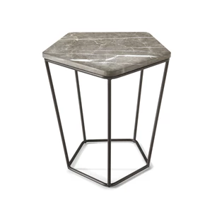 Bijzettafel Chocolat T108M0S Imperial Grey marble Natuzzi Italia