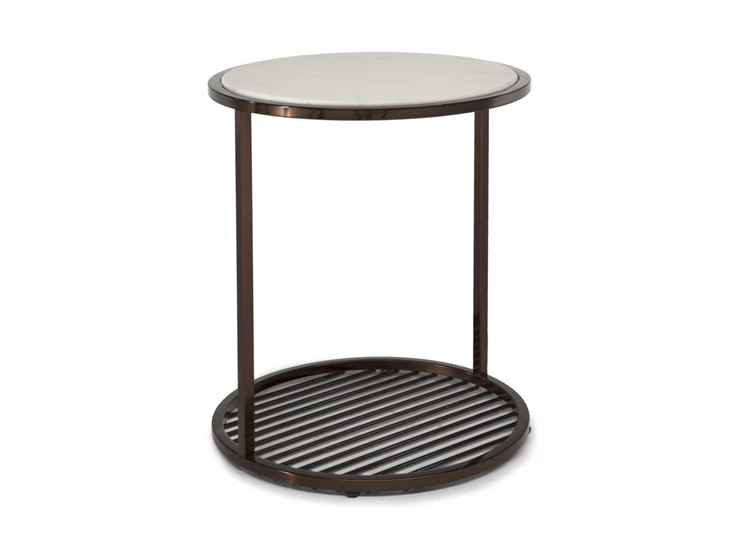 Bijzettafel Fil Rouge E02713X Volakas marble Natuzzi Italia