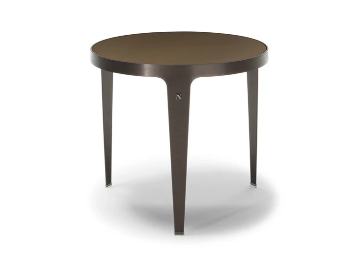 Bijzettafel Herman T1560X2 bronze mirror glas Natuzzi Italia