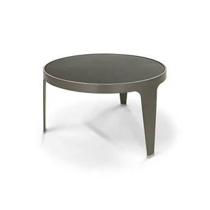 Bijzettafel Herman T156VMS matt coffee glass Natuzzi Italia