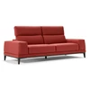 Hoofdsteunen verstelbaar Salon Borghese 2826 unit 009 3-zit stof koraalrood Natuzzi Italia