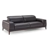 Salon Borghese 2826 unit 009 3-zit leder donkerbruin Natuzzi Italia