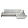 Hoofdsteunen recht Hoeksalon Borghese 2826 unit 018 481 leder wit Natuzzi Italia