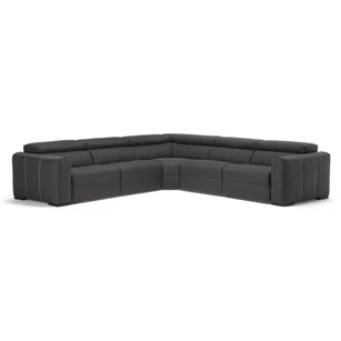 Hoekzetel Balance 3030 stof donkergrijs Natuzzi Italia