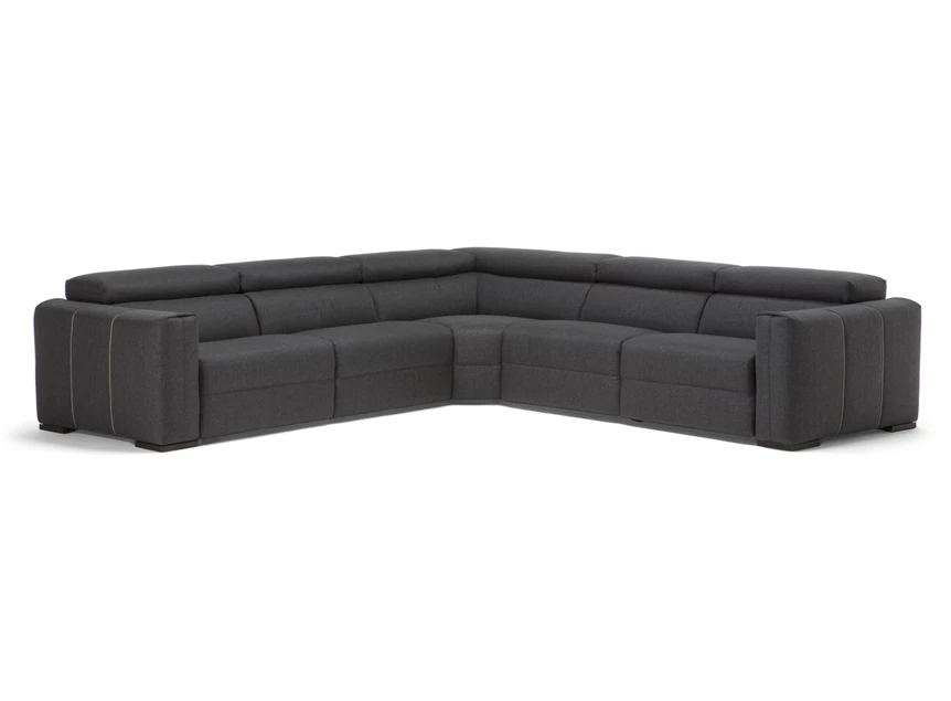 Hoekzetel Balance 3030 stof donkergrijs Natuzzi Italia