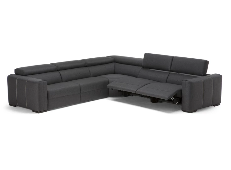 Elektrische relaxen Hoekzetel Balance 3030 stof donkergrijs Natuzzi Italia