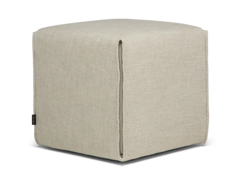 Poef Campus R147 stof beige Natuzzi Italia