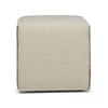 Front Poef Campus R147 stof beige Natuzzi Italia