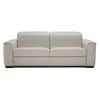 Front Canapé sofa 3-zit Diesis 2828 leder beige Natuzzi Italia