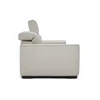 Zijkant Canapé sofa 3-zit Diesis 2828 leder beige Natuzzi Italia