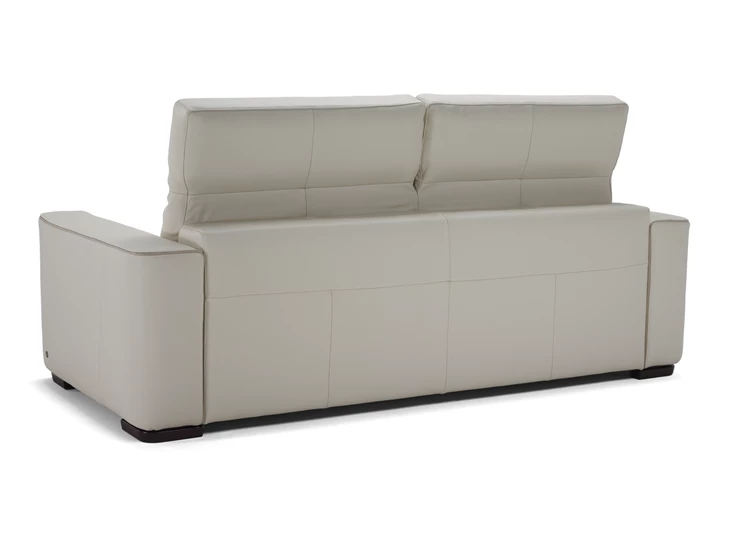 Hoofdsteunen recht Canapé sofa 3-zit Diesis 2828 leder beige Natuzzi Italia
