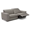 Salon canapé 3-zit Diesis elektrische relax leder taupe Natuzzi Italia