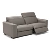 Voeteneinde verstelbaar Salon canapé 3-zit Diesis elektrische relax leder taupe Natuzzi Italia