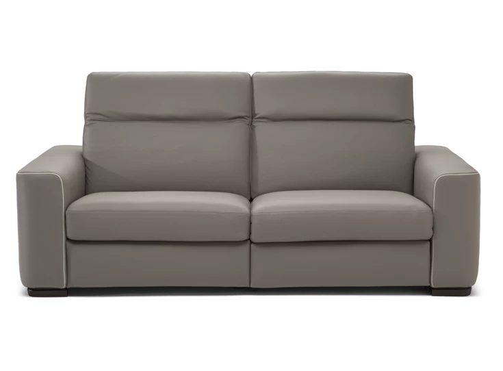 Hoofdsteunen verstelbaar Salon canapé 3-zit Diesis elektrische relax leder taupe Natuzzi Italia