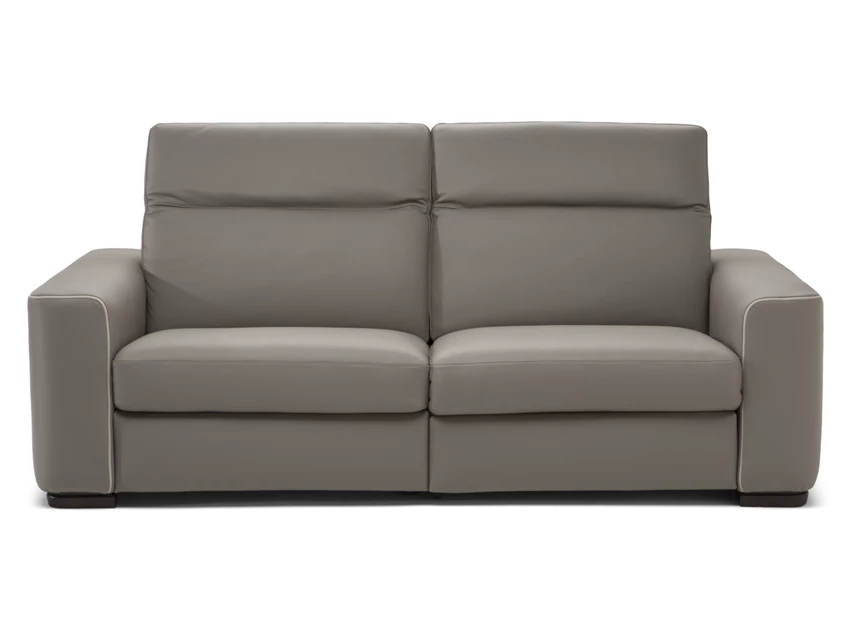 Hoofdsteunen verstelbaar Salon canapé 3-zit Diesis elektrische relax leder taupe Natuzzi Italia