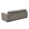 Achterkant Salon canapé 3-zit Diesis elektrische relax leder taupe Natuzzi Italia
