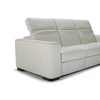 Detail Zetel Diesis 2828 met longchair en relax leder beige Natuzzi Italia